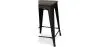 Banco Bar - Design Industrial - Madeira e Aço - 60cm -Stylix image 7