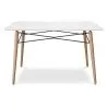 Mesa de jantar retangular - Design escandinavo - Madeira - Deswick image 7