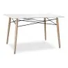 Mesa de jantar retangular - Design escandinavo - Madeira - Deswick image 7