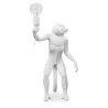 Lâmpada de Mesa - Lâmpada de Sala Macaco -  Resina image 7