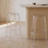 Banco de Design Transparente - 75cm - Arthur image 7