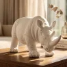 Figura Decorativa Rinoceronte - Branco Fosco - Rhyn image 7
