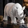  Figura Decorativa Rinoceronte - Branco Fosco - Rhyn image 7