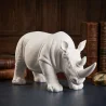  Figura Decorativa Rinoceronte - Branco Fosco - Rhyn image 7