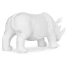  Figura Decorativa Rinoceronte - Branco Fosco - Rhyn image 7