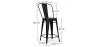 Banco Bar com Encosto - Design Industrial - 60cm - Stylix image 7