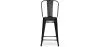 Banco Bar com Encosto - Design Industrial - 60cm - Stylix image 7