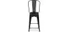 Banco Bar com Encosto - Design Industrial - 60cm - Stylix image 7