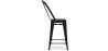 Banco Bar com Encosto - Design Industrial - 60cm - Stylix image 7