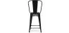 Banco Bar com Encosto - Design Industrial - 60cm - Stylix image 7