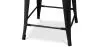Banco Bar com Encosto - Design Industrial - 60cm - Stylix image 7