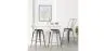 Banco Bar com Encosto - Design Industrial - 60cm - Stylix image 7