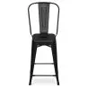 Banco Bar com Encosto - Design Industrial - 60cm - Stylix image 7