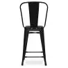 Banco Bar com Encosto - Design Industrial - 60cm - Stylix image 7