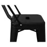 Banco Bar com Encosto - Design Industrial - 60cm - Stylix image 7