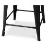 Banco Bar com Encosto - Design Industrial - 60cm - Stylix image 7