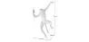  Luminária de Parede - Desenho de Macaco - Resina image 7