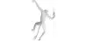  Luminária de Parede - Desenho de Macaco - Resina image 7