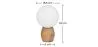 Luminária de Mesa - Luminária de Sala de Estilo Escandinavo - Globo - Blum image 7