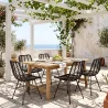 Cadeira de jantar em rotim - Estilo Boho - Mia image 7