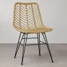 Cadeira de jantar em rotim - Estilo Boho - Mia image 7