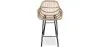 Banco Bar em Rattan com Braços - Estilo Boho Bali - 75cm - Many image 7