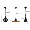 Conjunto com 3 Luminárias Pendentes de Teto - Design Industrial - Extensive image 7