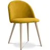 Cadeira de jantar - Estofada em tecido - Estilo escandinavo - Evelyne image 7