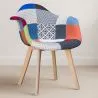Premium Cadeira de design Dawick - Patchwork Pixi image 7