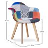 Premium Cadeira de design Dawick - Patchwork Pixi image 7