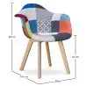 Premium Cadeira de design Dawick - Patchwork Pixi image 7