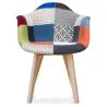 Premium Cadeira de design Dawick - Patchwork Pixi image 7