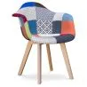 Premium Cadeira de design Dawick - Patchwork Pixi image 7