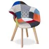 Premium Cadeira de design Dawick - Patchwork Pixi image 7