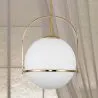 Luminária de Teto Bola de Vidro - Luminária Pendente Dourada - Anette image 7