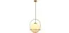 Luminária de Teto Bola de Vidro - Luminária Pendente Dourada - Anette image 7