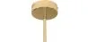 Luminária de Teto Bola de Vidro - Luminária Pendente Dourada - Anette image 7