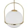 Luminária de Teto Bola de Vidro - Luminária Pendente Dourada - Anette image 7