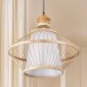 Lâmpada de teto de bambu - Luminária pendente de stile Boho Bali - Amara image 7