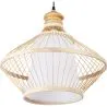Lâmpada de teto de bambu - Luminária pendente de stile Boho Bali - Amara image 7