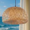  Luminária de teto de bambu - Pendente de stile Boho Bali - Talli image 7