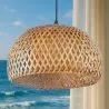  Luminária de teto de bambu - Pendente de stile Boho Bali - Talli image 7
