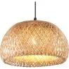  Luminária de teto de bambu - Pendente de stile Boho Bali - Talli image 7