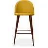 Banco estofado em tecido - Design escandinavo - 76cm - Evelyne image 7