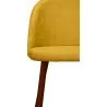 Banco estofado em tecido - Design escandinavo - 76cm - Evelyne image 7