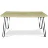 Mesa de jantar retangular - Estilo industrial - Madeira e metal - 150cm - Hairpin  image 7