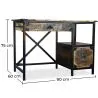 Mesa de Madeira com Gavetas - Design Industrial - Nashville image 7