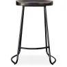 Banco Bar - Desenho Industrial - Madeira e Metal - 66 cm - Adriel image 7