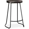 Banco Bar - Desenho Industrial - Madeira e Metal - 66 cm - Adriel image 7