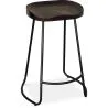 Banco Bar - Desenho Industrial - Madeira e Metal - 66 cm - Adriel image 7